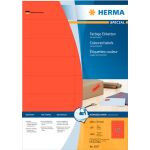 Farbige Etiketten 105 x 37 mm, 1.600 Etiketten, rot,...