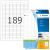 PREMIUM Etiketten 25,4 x 10 mm, 4.725 Etiketten, weiß, matt, permanent haftend, Blattformat: DIN A4, Packung à 25 Blatt