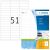 PREMIUM Etiketten 70 x 16,9 mm, 5.100 Etiketten, weiß, matt, permanent haftend, Blattformat: DIN A4, Packung à 100 Blatt