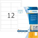 Etiketten A4, 97,0 x 42,3 mm, weiß, permanent...