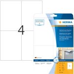 Etiketten A4, 105,0 x 148,0 mm, weiß, permanent...