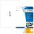 Hochglanz-Etiketten 210 x 297 mm, 25 Etiketten, weiß, permanent haftend, 1 Stück/Blatt, Packung à 25 Blatt