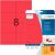 Neonetiketten 99,1 x 67,7 mm, 160 Etiketten, trennbar, Papier (matt), leuchtrot, 8 Stück/Blatt, Packung à 20 Blatt