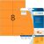 Neonetiketten 99,1 x 67,7 mm, 160 Etiketten, aus Acetatseide, leuchtorange, 8 Stück/Blatt, Packung à 20 Blatt
