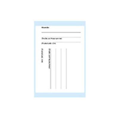 Hinweisetikett 80x110mm Paketadres. weiss schwarz 8St 1Pack