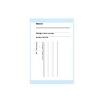 Hinweisetikett 80x110mm Paketadres. weiss schwarz 8St 1Pack