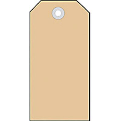 Anhängezettel 60 x 120 mm, 4er Streifen mit Pappöse, Packung à 1000 Stück