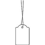 Hängeetiketten 25 x 38 mm, mit Faden weiß,...