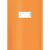 Heftschoner Folie A4 hoch orange gedeckt, Packung à 25 Stück