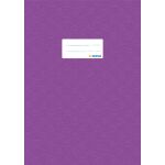 Heftschoner Folie A4 hoch violett gedeckt, Packung...
