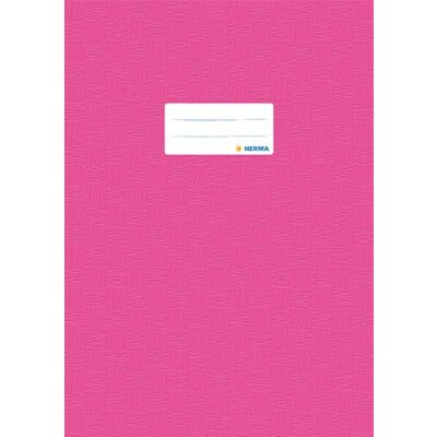 Heftschoner Folie A4 hoch pink gedeckt, Packung à 25 Stück