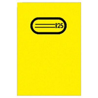 Heftschoner Folie transparent A5 gelb hoch, Packung à 25 Stück