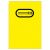 Heftschoner Folie transparent A5 gelb hoch, Packung à 25 Stück