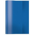 Heftschoner Folie transparent A5 dunkelblau hoch, Packung...