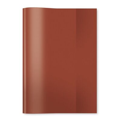 Heftschoner Folie transparent A4 braun hoch, Packung à 25 Stück