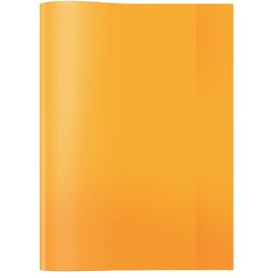 Heftschoner Folie transparent A4 orange, Packung à 25 Stück