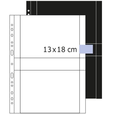 Fotosichthüllen 13 x 18 cm, quer, weiß, Packung à 250 Hüllen