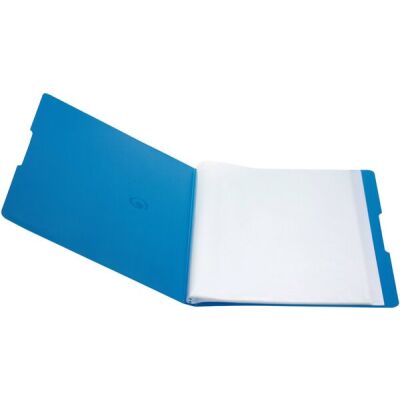 Sichtbuch PP A4, 20 Hüllen, blau opak f. 40 Blätter, mit Rückenschild