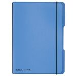 Notizheft flex PP, kariert 40 Blatt, Papier 80g, blau,...
