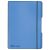 Notizheft flex PP, kariert 40 Blatt, Papier 80g, blau, mit Wechselcover