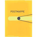 Gummizugmappe A4, gelb-transparent, mit Aufdruck...