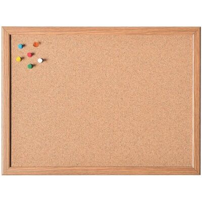Kork Pinntafel mit Holzrahmen Abmeßung: 600x400mm