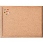 Kork Pinntafel mit Holzrahmen Abmeßung: 1000x600mm
