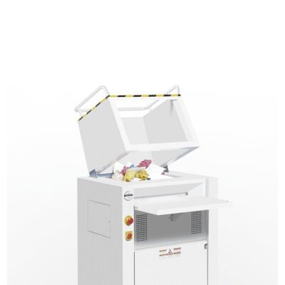 Aktenvernichter 4606 CC, 6x50mm, 74-83 Blatt (80g/qm), 230 Liter Behälter, Sicherheitsstufe: P-3, verarbeitet Büroklammern, Festplatten, CDs und Disketten.
