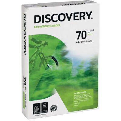 Discovery Kopierpapier, DIN A4, 70g/qm, weiß, Weißegrad: 161 CIE, holzfrei, Packung à 500 Blatt