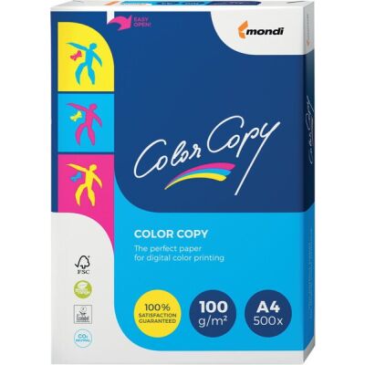 Color Copy Kopierpapier, DIN A4, 100g/qm, weiß, Weißegrad: 161 CIE, Packung à 500 Blatt