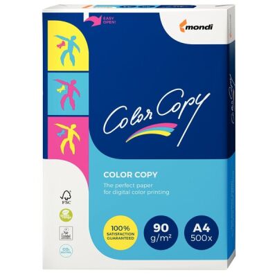 Color Copy Kopierpapier, DIN A4, 90g/qm, weiß, Weißegrad: 161 CIE, Packung à 500 Blatt