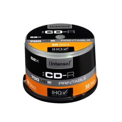 CD-Rohling CD-R 80 Min. 700MB, 52x, 50-er Spindel, bedruckbar