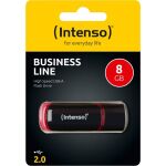Speicherstick Business Line, USB 2.0, schwarz-rot,...