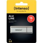 Speicherstick Alu Line, Hi-Speed USB 2.0, silber,...