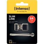 Speicherstick Slim Line, USB 3.2 Gen 1, schwarz,...