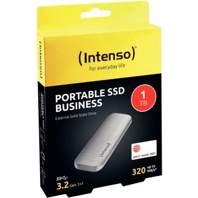 Externe SSD Festplatte Business, 1 TB, anthrazit, USB 3.2 Gen 1 Anschluss, 114 x 40 x 9 mm, 39 g