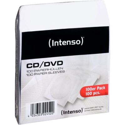 CD/DVD-Hülle, Leerverpackung, Papier, 100er Pack