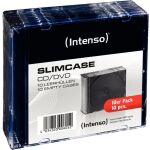 CD/DVD-Hülle, Slim Case,  Kunststoff, schwarz, 10er...