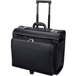 Alassio Pilotenkoffer aus Kunstleder, schwarz