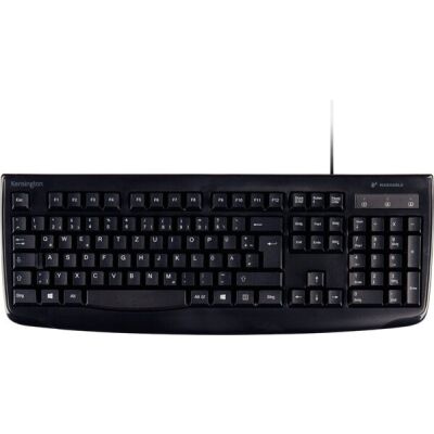 Tastatur Pro Fit®, abwaschbar, kabelgebunden, schwarz