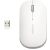Maus, klabellos, Bluetooth und Nano-USB-Empfänger, weiß