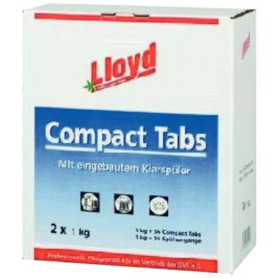 Lloyd Compact-Tabs mit eingebautem Klarspühler