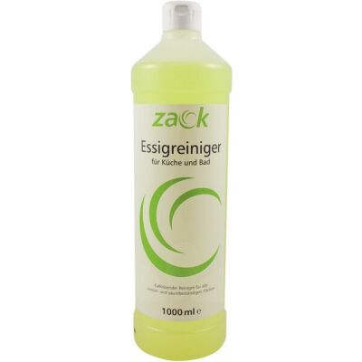 Essigreiniger Zack, 1 Liter, für Bad, Küche, WC und alle wasser- und säure-