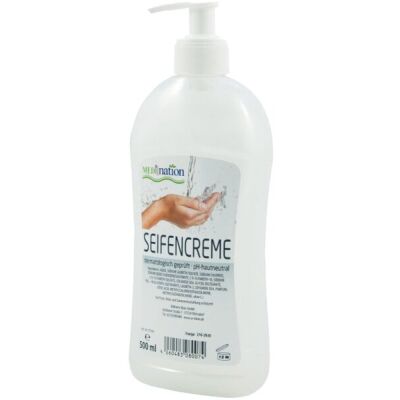 Seifencremepumpspender Medination, 500ml für Hand- und Körperreinigung im
