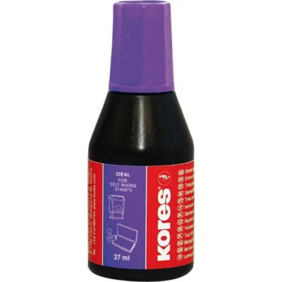 Stempelfarbe ohne Öl, 27ml violett mit Verstreicher # SF71043