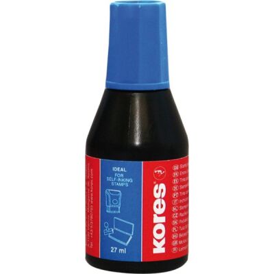 Stempelfarbe ohne Öl, 27ml blau mit Verstreicher # SF71308