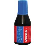 Stempelfarbe ohne Öl, 27ml blau mit Verstreicher #...