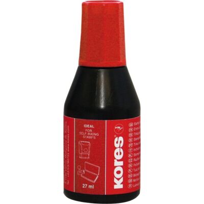 Stempelfarbe ohne Öl, 27ml rot mit Verstreicher # SF71328