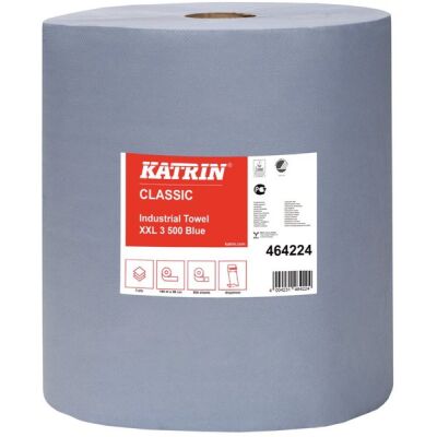 Putztuchrolle Classic XXL 3 blue laminated, 3-lagig, 38 x 36 cm