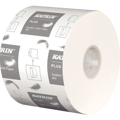 Toilettenpapier Katrin System, 2-lagig, hochweiß, 800 Blatt